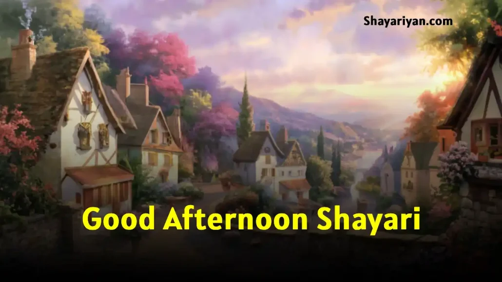 Good Afternoon Shayari
